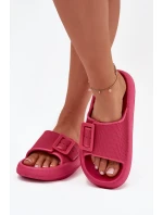 Dámské Pěnové Sandály Na Platformě S Přezkou Big Star model 21705674 Fuchsie - Big Star Shoes Dámské Pěnové Sandály Na Platformě S Přezkou Big Star model 21705674 Fuchsie - Big Star Shoes