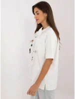 Bluzka LK BZ ecru model 20470283 - FPrice Bluzka LK BZ ecru model 20470283 - FPrice