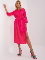 LK SK 509348 šaty.04 tmavě růžová