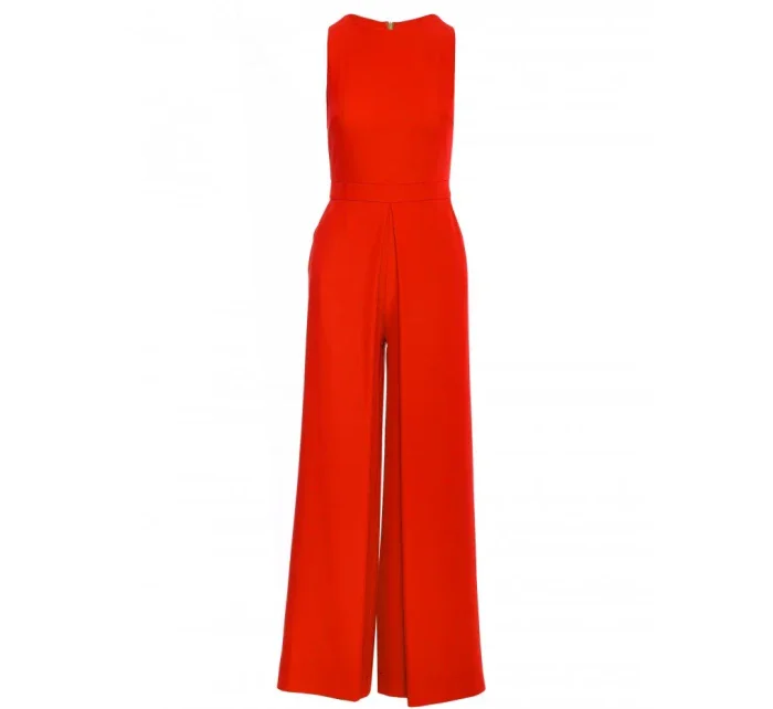 model 19678630 Kombinéza s širokými nohavicemi korálová - Makover