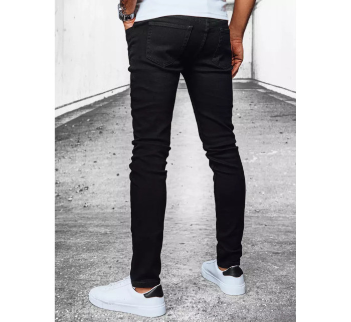 Černé pánské džínové kalhoty Dstreet UX3914