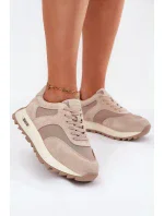 Dámské semišové tenisky na platformě Big Star HI-POLY SYSTEM – béžové Dámské semišové tenisky na platformě Big Star HI-POLY SYSTEM – béžové