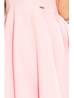 Společenské šaty s sukní krátké růžové Růžová / XL model 15043352 - Morimia