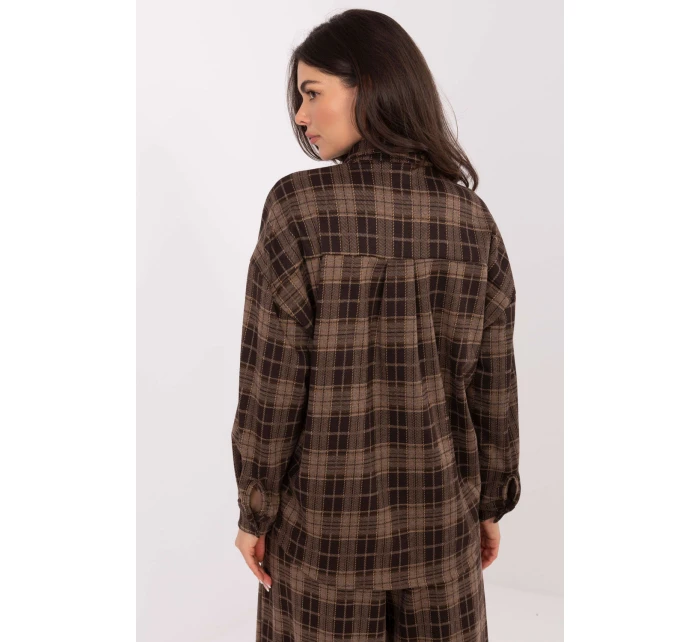 Košile s dlouhým rukávem  model 220040 Italy Moda