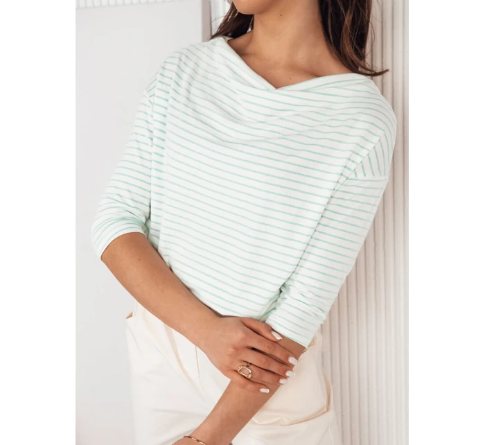 Dámská pruhovaná halenka bílá Dstreet model 21975090 - FashionStreet Dámská pruhovaná halenka bílá Dstreet model 21975090 - FashionStreet