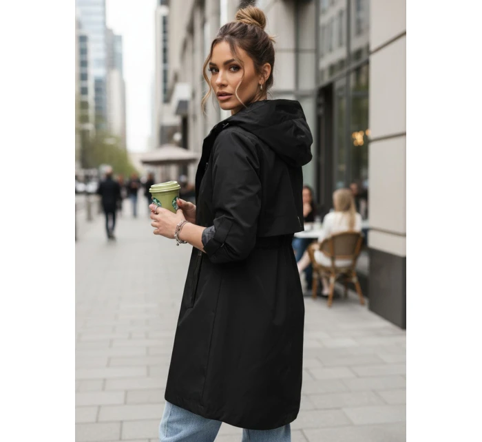 Dámská přechodná bunda parka černá FashionStreet TY5554
