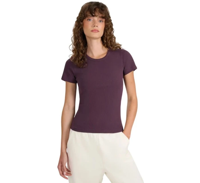Dámské tričko tmavě fialové WAW25TTSH model 21815823 - 4F Dámské tričko tmavě fialové WAW25TTSH model 21815823 - 4F