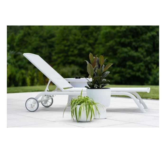 Květinový rybník MILLY, 24 cm v průměru BÍLÝ