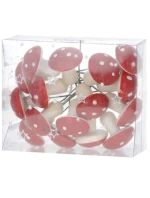 DEKORATIVNÍ HOUBA MUCHOMŮRKA NA DRÁTĚ 16KS DEKORATIVNÍ HOUBA MUCHOMŮRKA NA DRÁTĚ 16KS