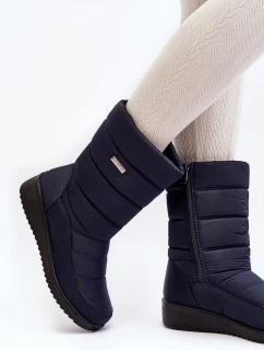 teplé boty na klínku Černé model 21642971 - EVENTO
