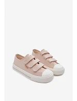 Dětské tenisky na suchý zip Big Star TT374174 Béžové