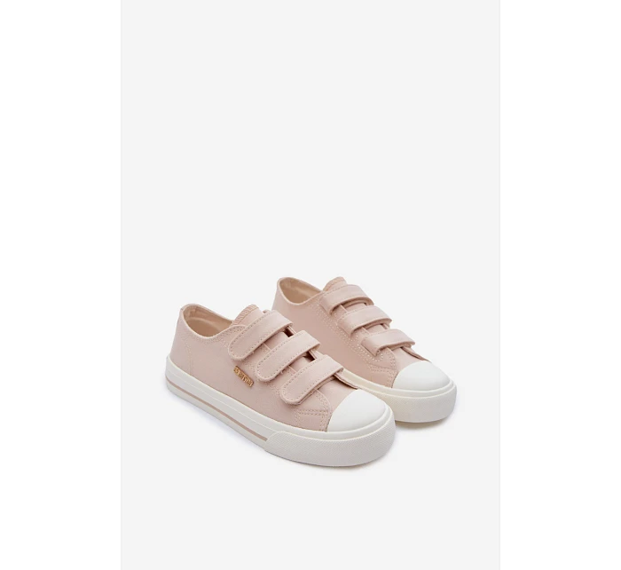 Dětské tenisky na suchý zip Big Star TT374174 Béžové