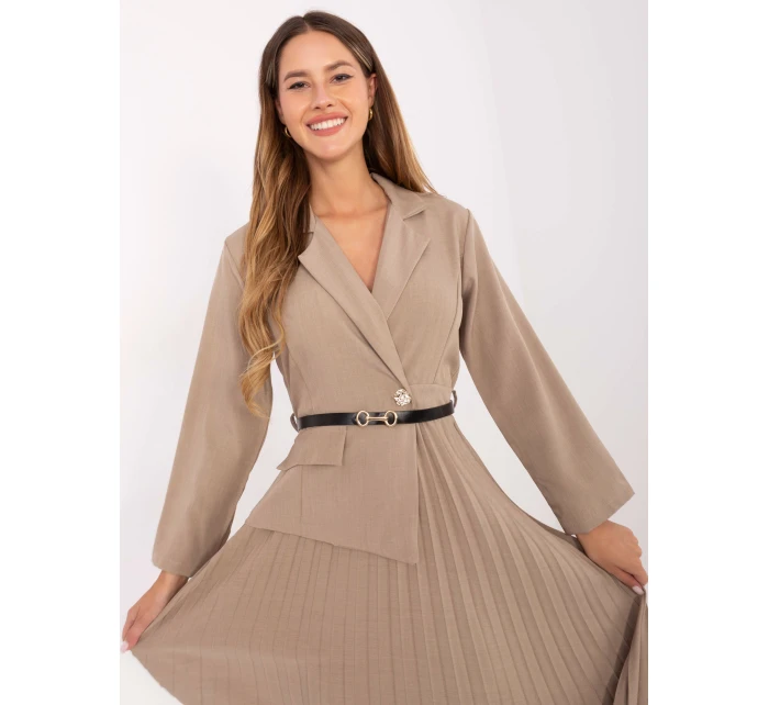 Sukienka IT SK model 21441288 beżowy - FPrice