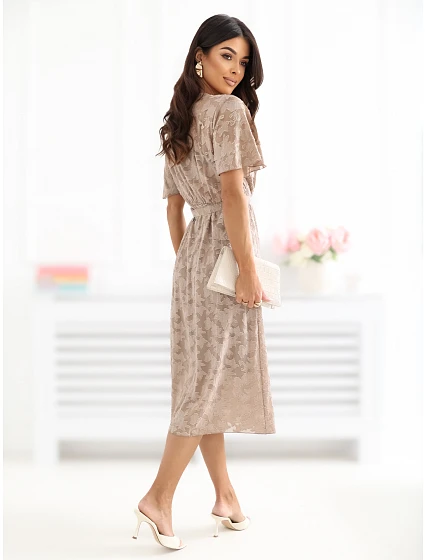 Sukienka IT SK model 22108252 ciemny bezowy - FPrice