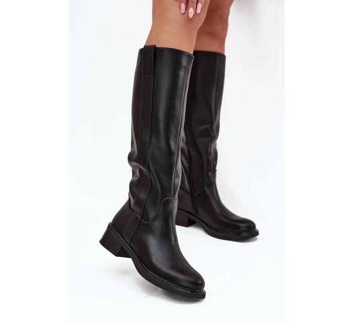 Dámské oficírky na nízkém podpatku Averna – černé Dámské oficírky na nízkém podpatku Averna – černé