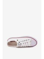 Pánské nízké textilní tenisky Big Star – bílé Pánské nízké textilní tenisky Big Star – bílé