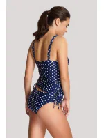 Vrchní díl plavek Swimwear Anya Spot Balconnet Tankini navy/ivory SW1011 - Panache Vrchní díl plavek Swimwear Anya Spot Balconnet Tankini navy/ivory SW1011 - Panache