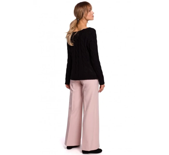 Svetr s výstřihem Bateau M511 šedý - Moe