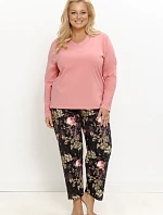 Pyžamo Taro 3654 Maribel, dlouhé rukávy, velikost 2XL–3XL, Z26