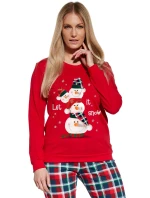 Dámské pyžamo 671/348 Snowman - CORNETTE