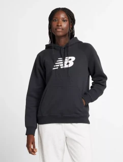 Mikina New Balance Sport Fleece Logo Hoodie W WT43524BK dámské