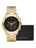 Pánské hodinky + pouzdro na karty MICHAEL KORS MK1076SET + BOX Pánské hodinky + pouzdro na karty MICHAEL KORS MK1076SET + BOX