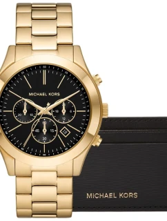 Pánské hodinky + pouzdro na karty MICHAEL KORS MK1076SET + BOX