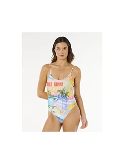 Dámské plavky RIP CURL Hotel Malibu Cheeky One Piece, vícebarevné
