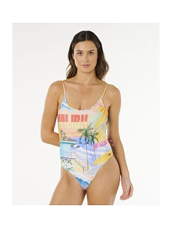 Dámské plavky RIP CURL Hotel Malibu Cheeky One Piece, vícebarevné