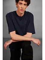 B&C #E220 Oversized Oversize tričko z těžké bavlny 01.012T black