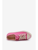 Nízké dámské tenisky Big Star model 21654830 Růžové - Big Star Shoes Nízké dámské tenisky Big Star model 21654830 Růžové - Big Star Shoes
