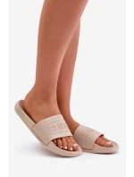 Lehké Dámské Pantofle Big Star OO274035 Béžové