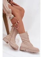 Dámské workery zateplené béžové Marvielle Dámské workery zateplené béžové Marvielle