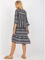 Šaty model 17408254 černobílé - FPrice