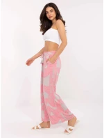 Kalhoty D73771M62237G růžové - FPrice