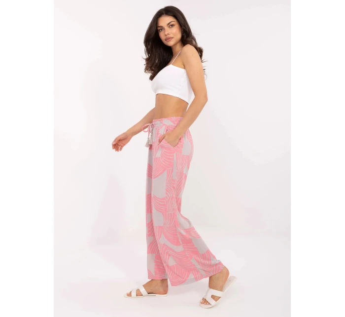 Kalhoty D73771M62237G růžové - FPrice