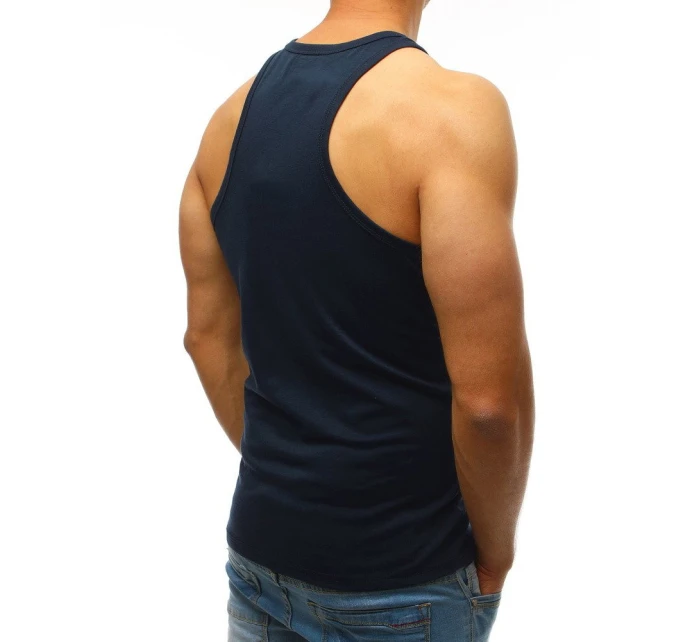 Pánské tílko bez potisku tmavě modré Dstreet model 21962191 - FashionStreet