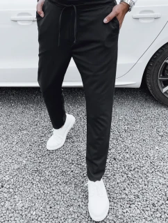 Pánské černé kalhoty FashionStreet UX4413
