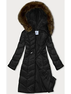 Černá prošívaná dámská bunda pro přechodné období model 21247189 - Glakate