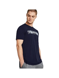 Pánské tričko Under Armour Camo Chest Stripe, tmavě modré, 1376830, velikost 410 M