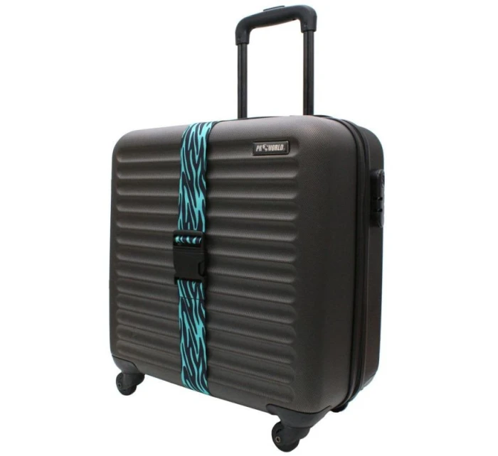 180x5CM PROWORLD ZEBRA MODRÝ UNIVERZÁLNÍ PÁS BEZPEČNOSTNÍHO KABELU