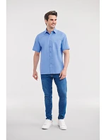 Russell Athletic 935M Popelínová košile s krátkým rukávem 11.935M corporate blue Russell Athletic 935M Popelínová košile s krátkým rukávem 11.935M corporate blue