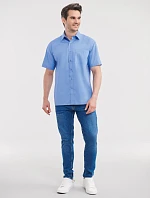 Russell Athletic 935M Popelínová košile s krátkým rukávem 11.935M corporate blue