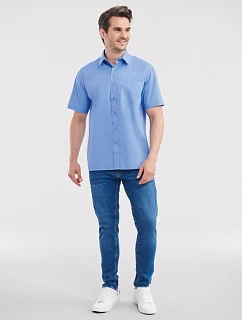 Popelínová košile s krátkým rukávem 11. blue model 22475566 - Russell Athletic