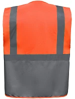 Yoko HVW 801 Hi-Vis multifunkční vesta 79.W801 hi vis orange/grey Yoko HVW 801 Hi-Vis multifunkční vesta 79.W801 hi vis orange/grey