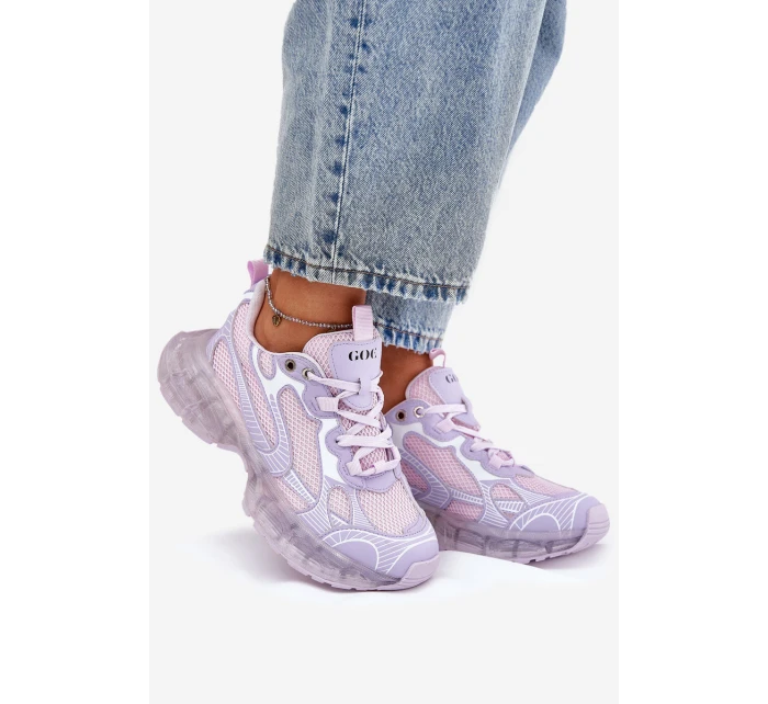 Dámské Kožené Tenisky GOE RR2N4081 Fialové