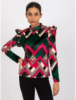 Halenka DHJ BZ 6533C 1.81P tmavě zelená