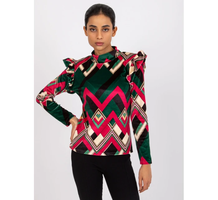 Halenka DHJ BZ 6533C 1.81P tmavě zelená