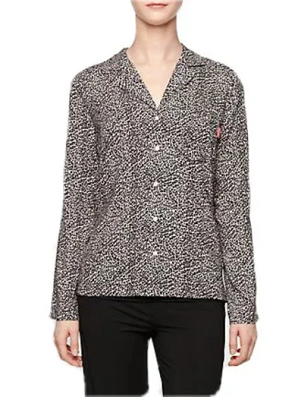 Dámské pyžamo vrch.díl  QS1678E -   Calvin Klein