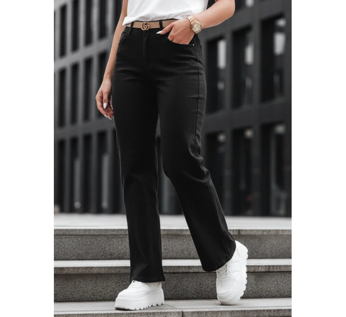 Dámské široké džíny DELUSSIA black FashionStreet UY2669